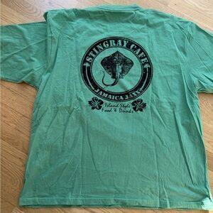 Jamaica Jaxx Green Stingray Graphic Tee XL Vacation